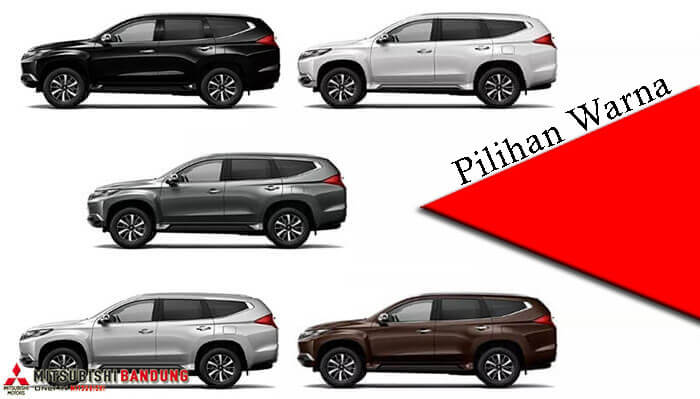 Varian Warna Mitsubishi Pajero Sport